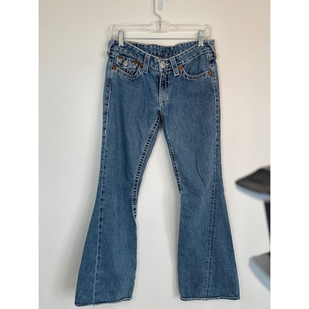 True religion Joey BIG T Bootcut, Custom Fit See measurements, Stone Wash Blue